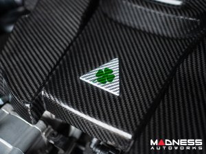 Alfa Romeo Giulia Quadrifoglio Carbon Fiber Air Intake & Engine Cover Kit - Corsa Forza Performance